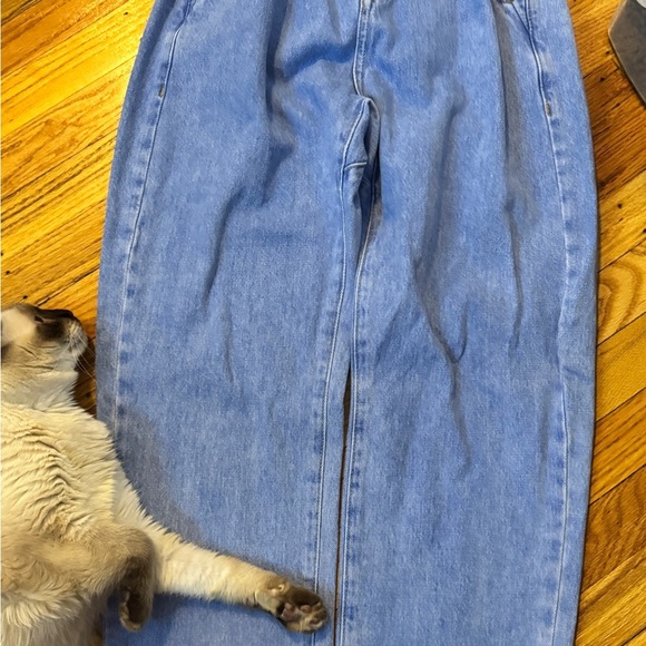 Zara Light Blue cinch waist. - Picture 2 of 5